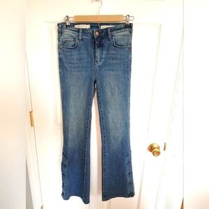 Pilcro by Anthropologie jeans Bootcut Quiet Luxury School Fall Size 26 High Rise